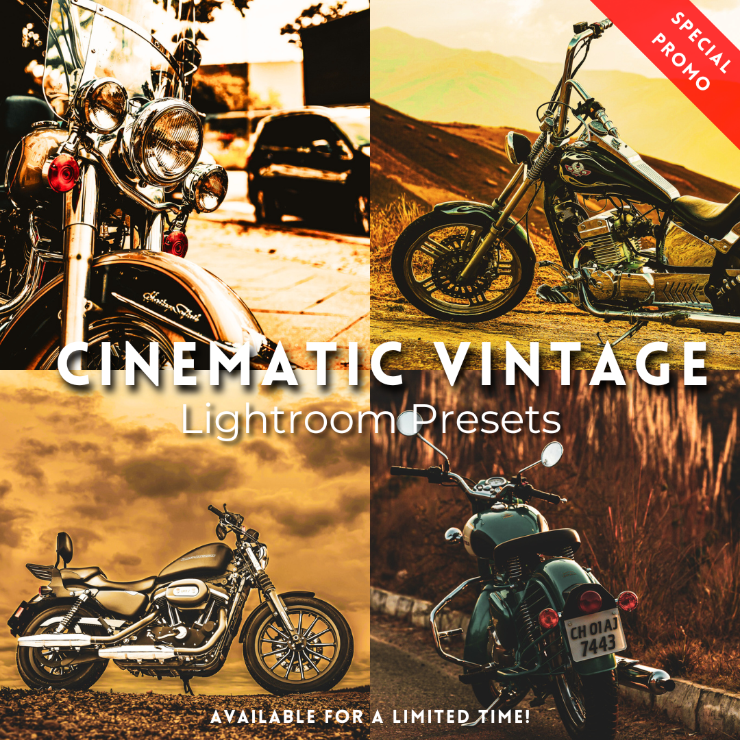 ✨ UNLOCK 40 LIMITED EDITION VINTAGE PRESETS Across 4 categories + Installation Tutorial + FREE eBook – Perfect for adding a retro touch to your photos in seconds!